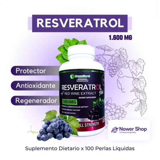 RESVERATROL IMPORTADO 1600 MG